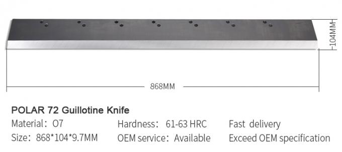 Máquina de corte de guillotina de papel polar o personalizada cuchillo cortador de papel 2