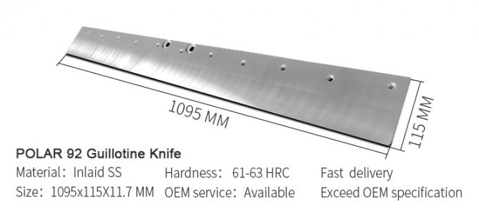 Máquina de corte de guillotina de papel polar o personalizada cuchillo cortador de papel 3