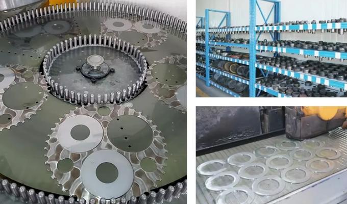 Cuadro corrugado de carburo de corte de cuchillo de corte circular de cuchillo de corte de cuchillo para el disco de la máquina de corte de cartón 2