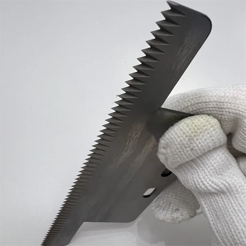Cuchillos de corte de papel de plástico Cuchillas de corte de dientes Cuchilla de corte de dientes Embalaje Dientes dentados Cuchilla de sierra 4