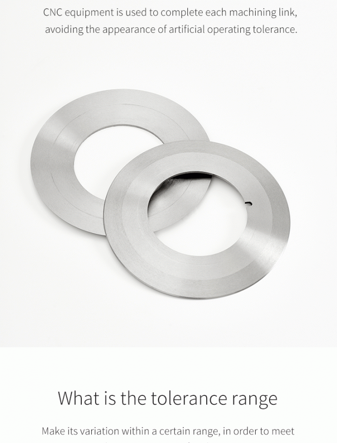 Corte de alta precisión de cinta de papel industrial de 130 mm máquina de cortar cuchillos cuchilla circular cuchillo de corte 4