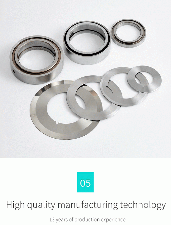 Corte de alta precisión de cinta de papel industrial de 130 mm máquina de cortar cuchillos cuchilla circular cuchillo de corte 6