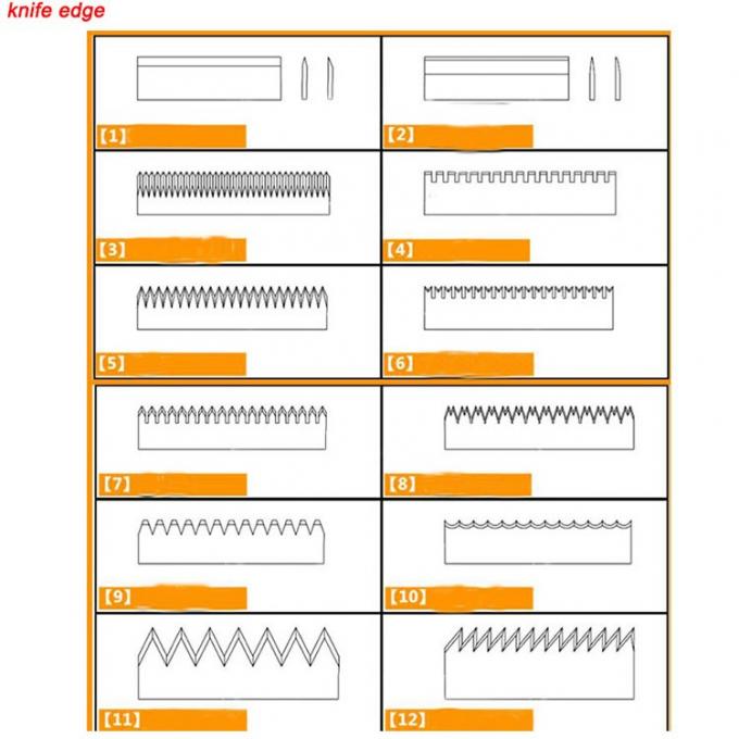 Cuchilla dentada de 6 pulgadas para máquina empacadora OEM con corte de sierra 1